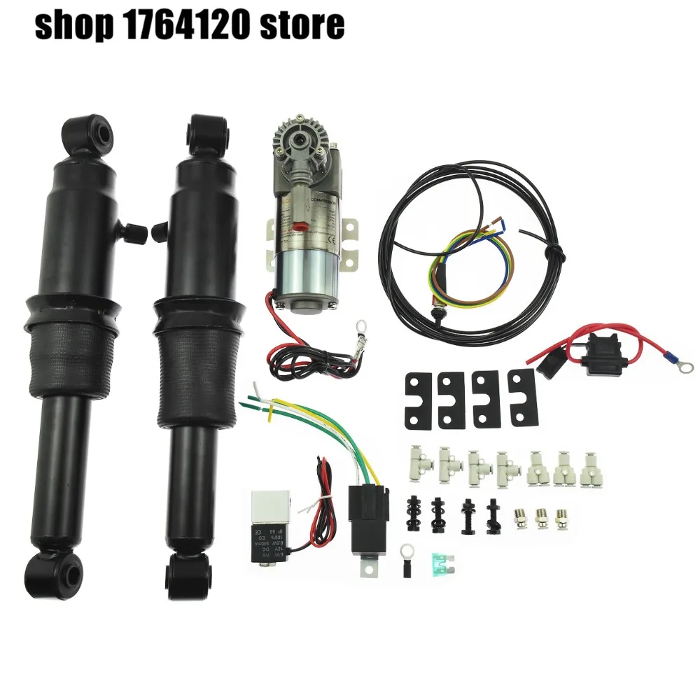 Motorcycle Adjustable Rear Air Ride Suspension Kit For Harley Touring Electra Road King Tour Glide Road King 1994-2016 2017 2018