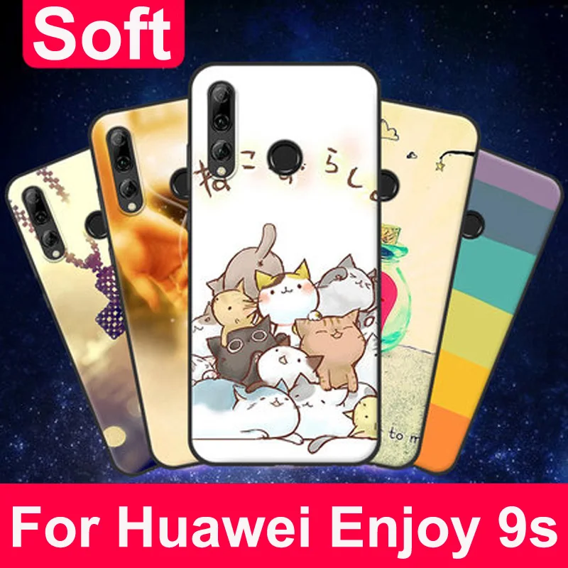 Силиконовый чехол для huawei Enjoy 9 s POT-AL00A чехол для huawei Enjoy 9 s Мягкий чехол для телефона huawei Enjoy9s защитный чехол
