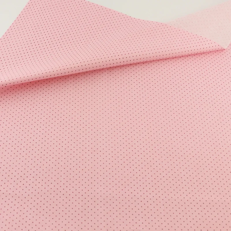 

Teramila Fabrics Pink cute Mini Dot Cotton Fabric Sewing Cloth Cover Home Textile Decoration Bedding Clothing Patchwork Quilting