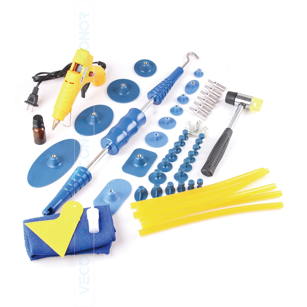 Prix pour 53 pièces ensemble groupe dent de réparation outil auto dent extracteur PDR outil avec 30 pcs colle puller tabs auto réparation outils Prix pour 53 pièces ensemble groupe dent de réparation outil auto dent extracteur PDR outil avec 30 pcs colle puller tabs auto réparation outils