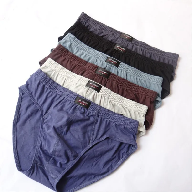

Comfortable and durable 100% Cotton Plus Size Men Underwear L/XL/XXL/XXXL/4XL/5XL Men's Breathable Panties 1PCS