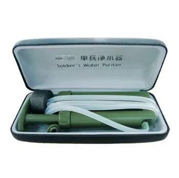 

Portable Outdoor Water Filter Purifier for Survival& Camping& Hiking Paratrooper Water Flter 0.1 micro Drinking directly 90g