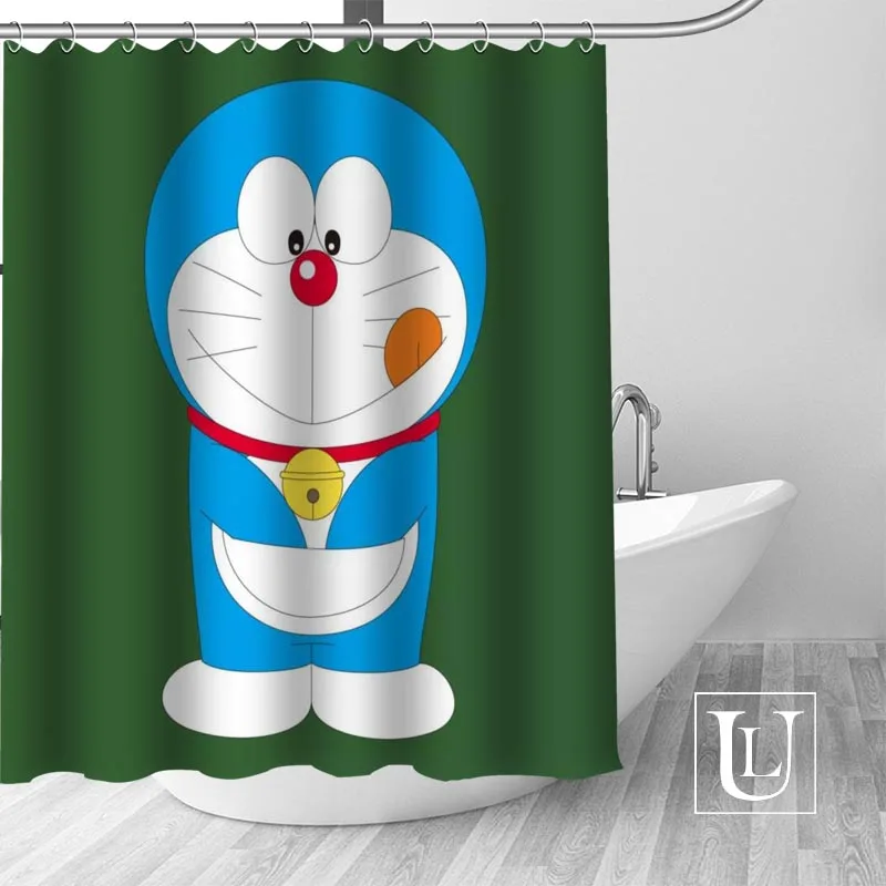 Горячее предложение Экологичные Doraemon душ Шторы пользовательские Ванная комната Шторы современный полиэстер ткань толщиной Водонепроницаемый плесени - Цвет: 18 Shower Curtain