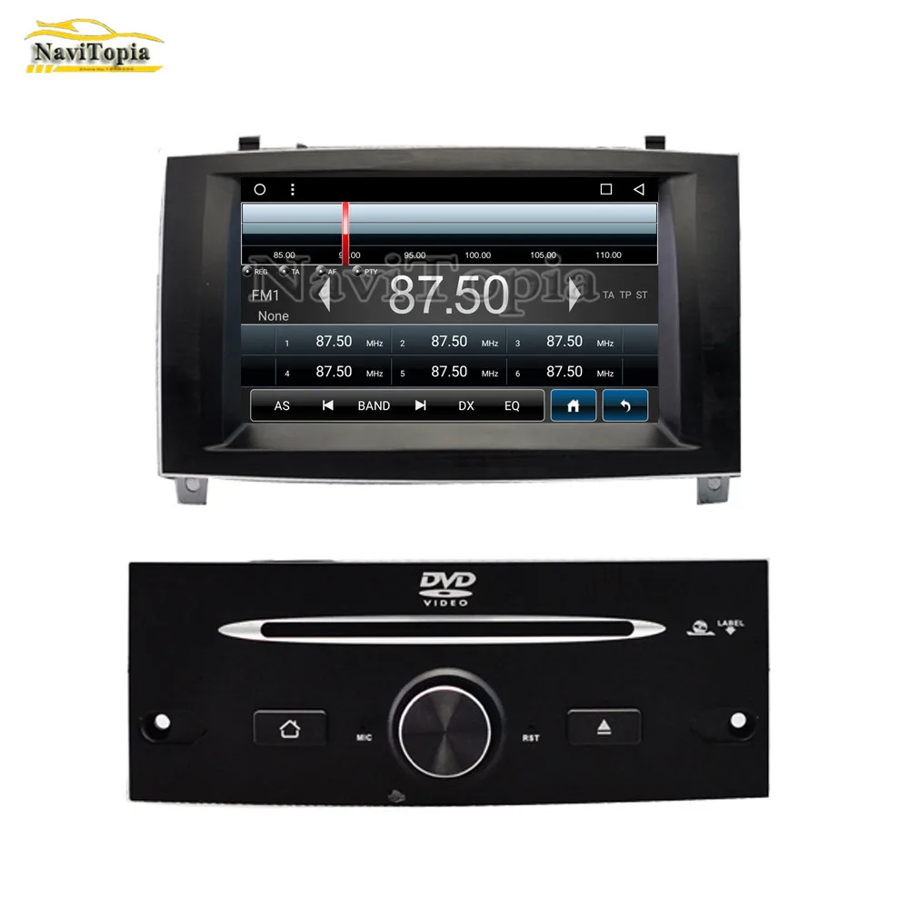 Perfect NAVITOPIA 7inch 2G RAM 32G ROM Octa Core Android 8.1 Car GPS Navigation for Peugeot 407 2004 2005 2006 2007-2010 3