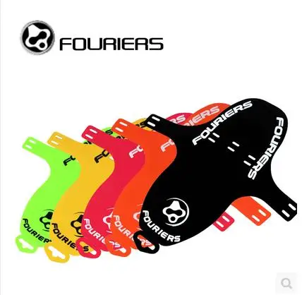 

FOURIERS New Bike Bicycle MTB Fender Mudguard for Front Fork / Rear Saddle Quick Release Plattic Ultralight Portable PP 27g 19g