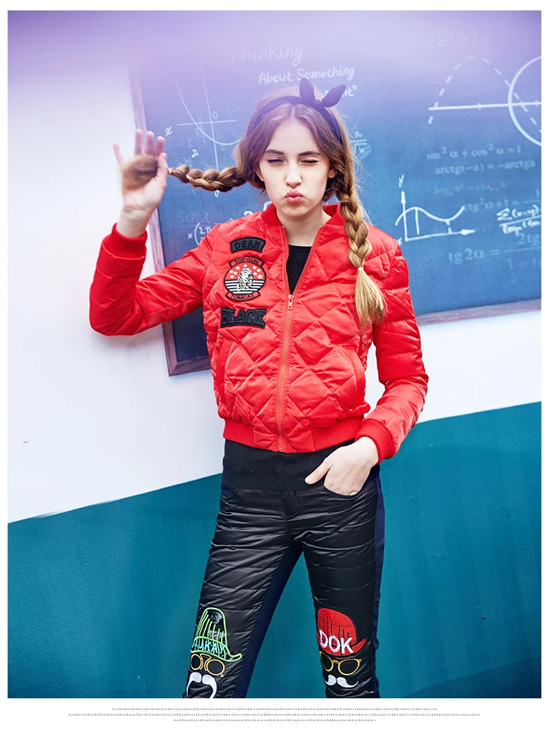 Women Down Jacket Winter Autumn Short Coat Female Light Thin Baseball Overcoats 2018 Ladies Clothing5