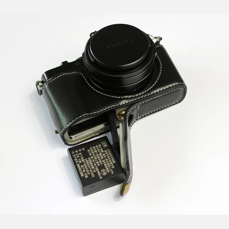 Чехол для камеры из натуральной кожи получехол Panasonic LX100II LX100M2 LX1002 портативный