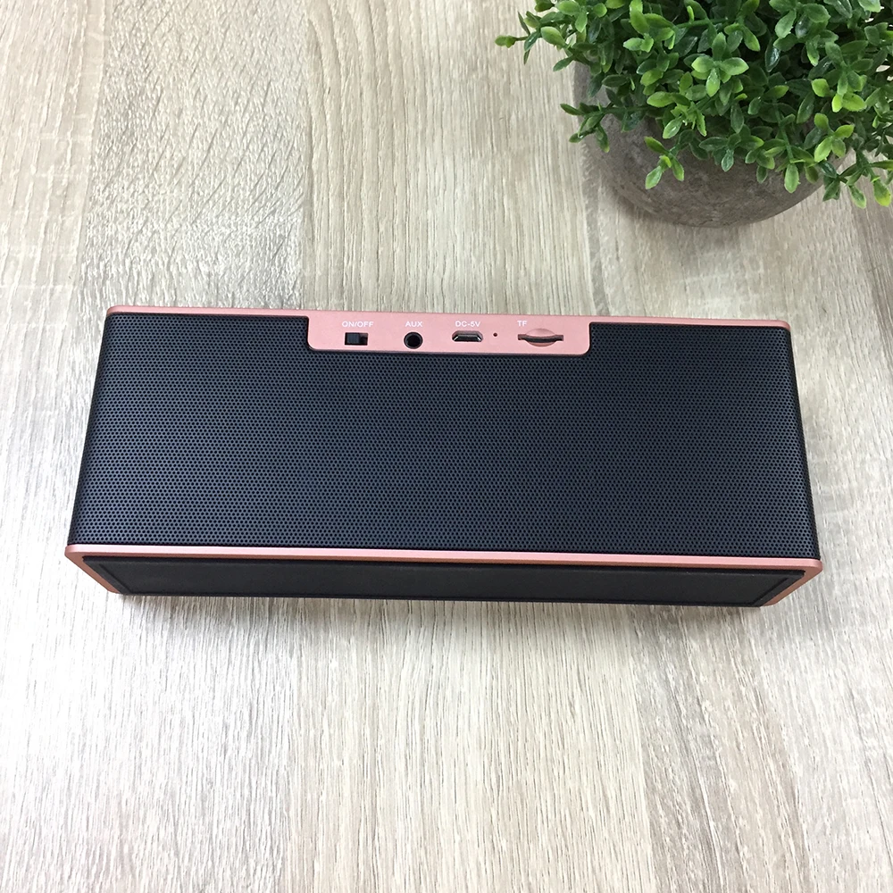 Portable Bluetooth Speaker 10W Kalonki with LED Display FM Radio Alarm Clock Mic HIFI Mini Wireless Stereo Soundbar for Computer (13)