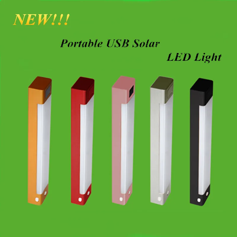 

New Product Portable USB Solar LED Light Furniture Accessories SOS Flash Light W/ Beautiful Box