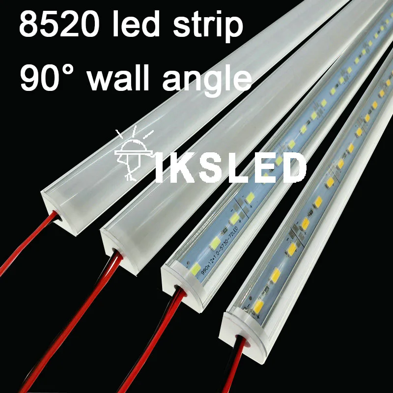 V shell Profile 8520 LED rigid Strip 50cm 36leds led strip