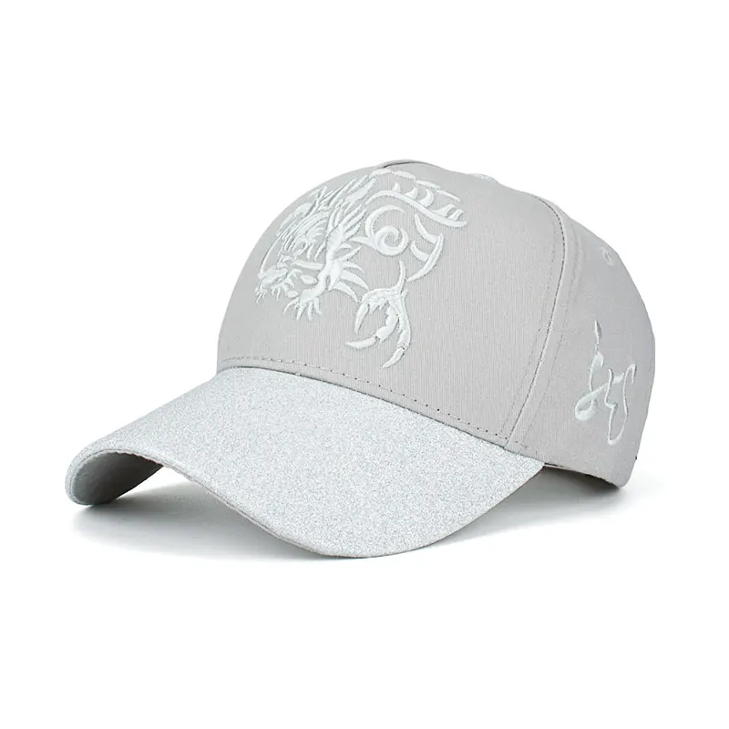 JOYMAY Новое поступление высокое качество snapback кепки Демин регулируемая бейсболка китайский дракон, вышивка шляпа для мужчин и женщин B457 - Цвет: Grey