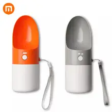 Горячая Xiaomi ROCKET Pet бутылка для воды портативная дорожная миска для воды для собак кошачья чашка для питья открытый диспенсер для воды для собак 27