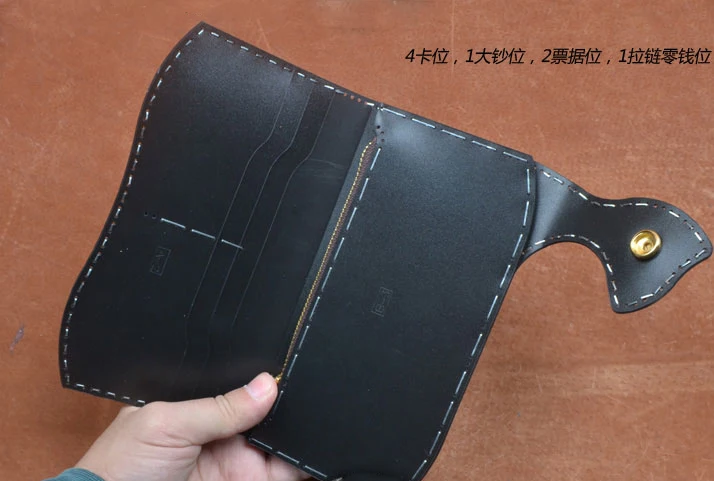DIY Animal Skin Patch Wallet Sewing PVC Template leather sewing kit,leather craft template,sewing template