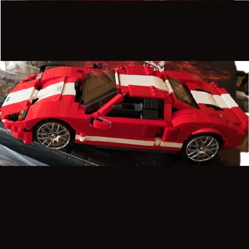 

03011 919Pcs Genuine Creative MOC Technic Series The Red Phantom Racing Car Set Building Blocks Bricks to Boy Toys legoing