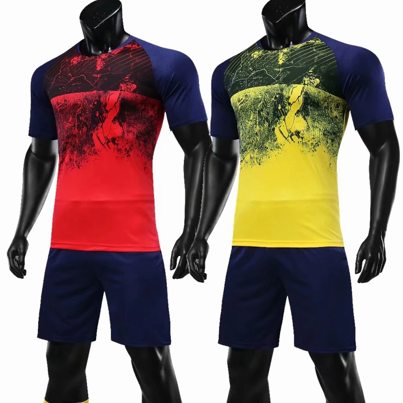 Football Jerseys 2019 Blank Adults Men Shirts Soccer Jerseys Tracksuit Soccer Set Game Custom Training Suit Sportswear