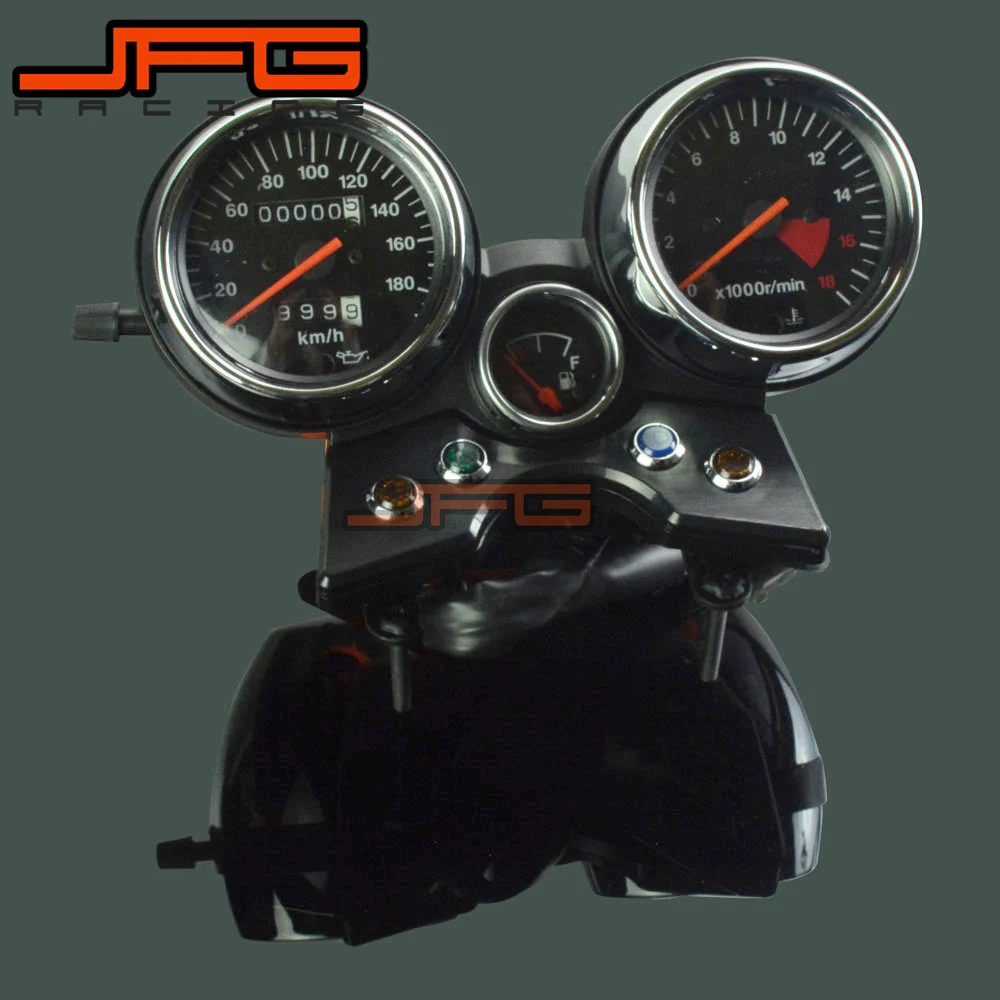 MagiDeal Motorcycle LED Tachometer Km//h Speedometer Odometer Gauge for Suzuki GN125