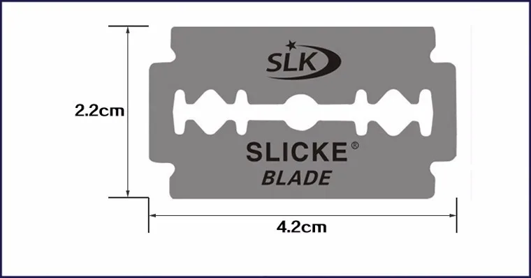 100 шт бритвенные лезвия для мужчин, безопасная бритва для бритья, двойные лезвия из нержавеющей стали 10*10