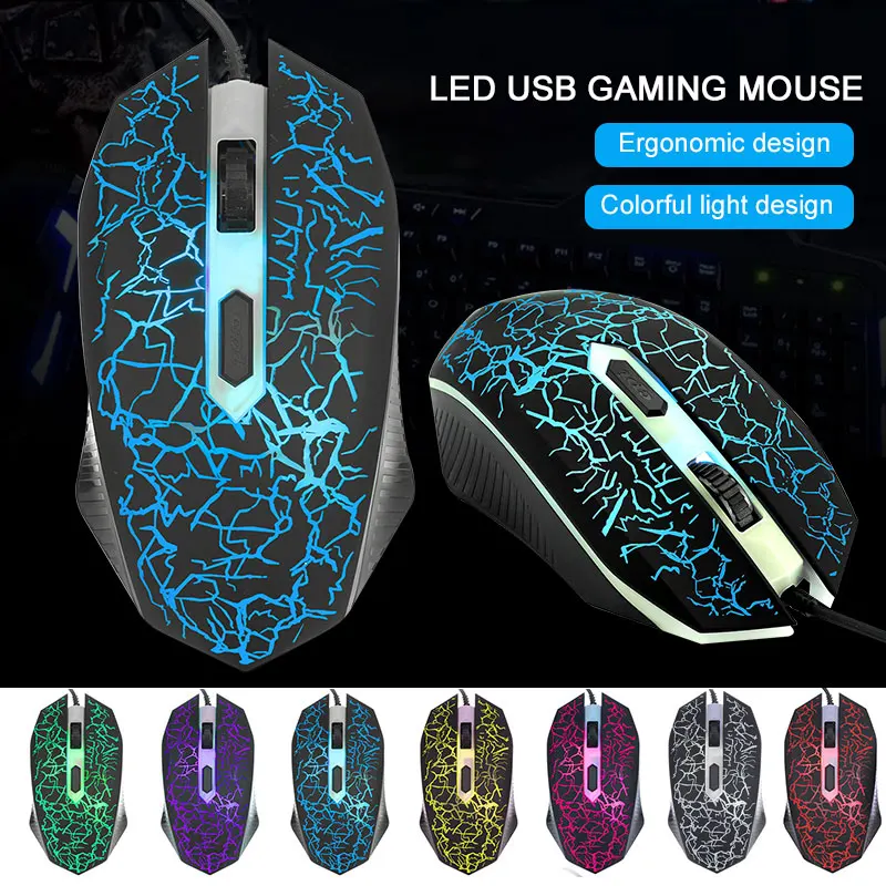 

Portable USB Wired Mouse Internet Cafe 1600DPI Optoelectronic Mouse Working Premium Optical Mice Mute for MacBook