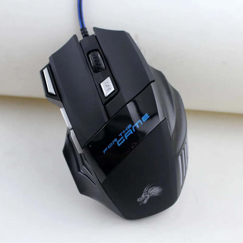 

Professional Wired Gaming Mouse 7 Button 5500 DPI LED Optical USB Computer Mouse Gamer Mice X7 Game Mouse Silent Mause For PC