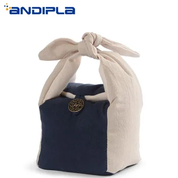 

Japanese Retro Teaware Storage Bag Thicken Cotton and Linen Tea Set Package Quick Cup Teapot Tea Ceremony Accessories Home Decor