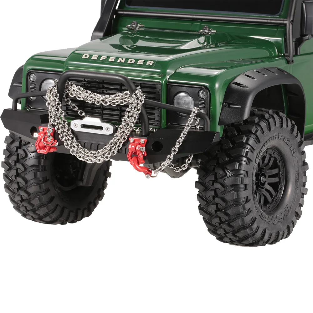 1//10 RC Trailer Hook Tow Chain Shackle Bracket for Axial SCX10 TF2 Crawler Part.