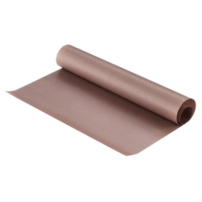 Новая многоразовая антипригарная бумага для выпечки, термостойкая тефлоновая печь, микроволновая выпечка, гриль, коврик, инструменты для выпечки - Цвет: Brown 40x30 cm