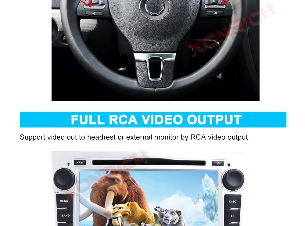 Perfect AutoRadio 2 Din Car DVD Player Stereo Radio  For Opel Astra H Vectra C Zafira b Corsa C D G Meriva Vivaro Antara GPS Navi 16