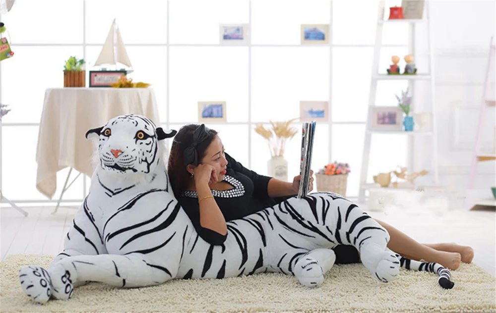 Huge Stuffed Soft Plush Large Domineering High Emulational Animal Tiger Toy22