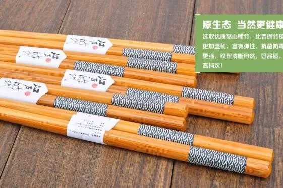 Ukiyoe стиль набор столовых приборов из бамбука Палочки для еды палочки для еды набор свадебный подарок 25 пара/лот