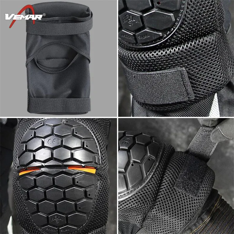 VEMAR Moto наколенник поддержка MTB Лыжная Защитная Экипировка мотоциклетные