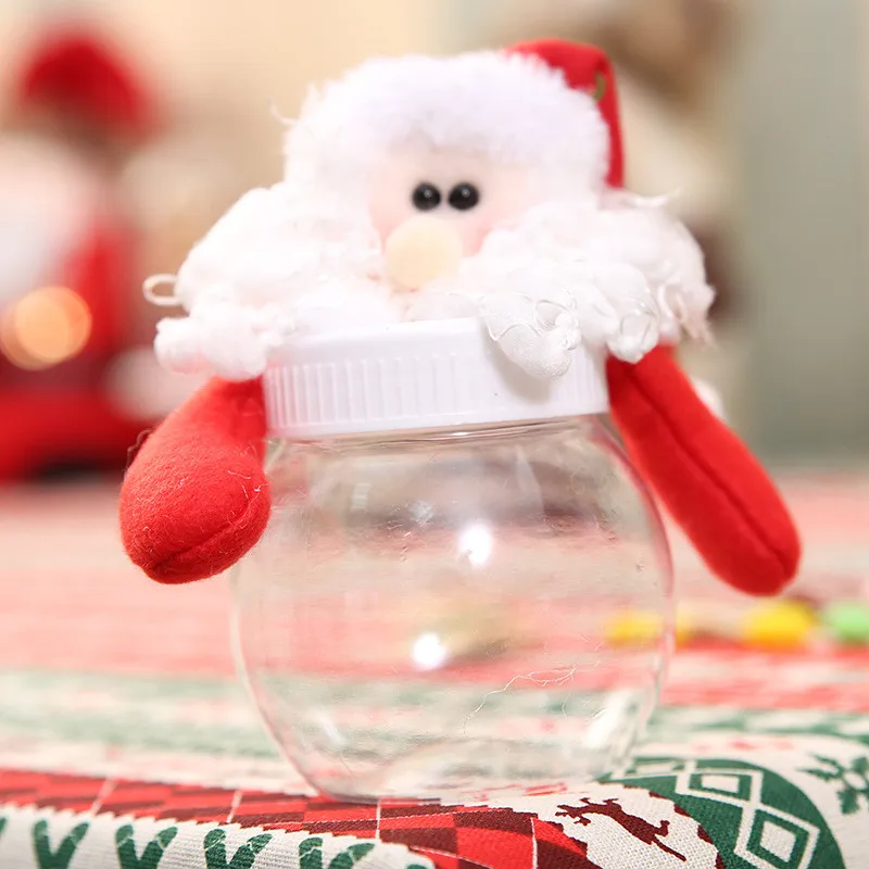 Лидер продаж рождественские конфеты, игрушки Рождество Декор игрушка для ребенка подарок печенье Повседневное Еда Jar новогоднее оконное