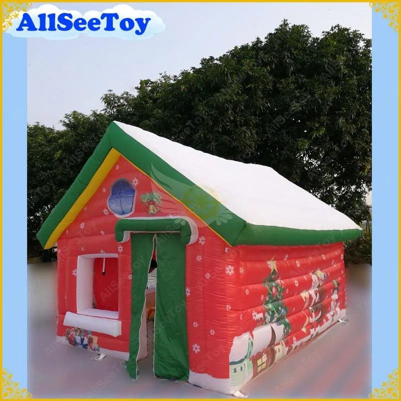 Fast-Delivery-Inflatable-Santa-House-Christmas-Inflatable-Outdoor ...