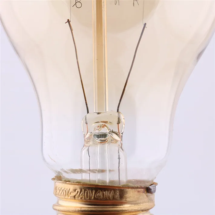 4 шт. подвесной светильник в стиле ретро A19 vintage Edison bulb E27 можно использовать энергосберегающую лампу или светодиодную лампочку), 110 v 220 v 40 w Светодиодная лампа накаливания для кафе-бар ресторан одежда магазин