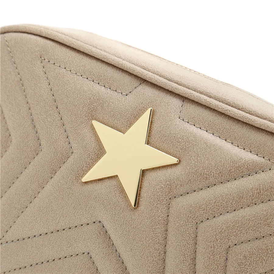 Для женщин цепи мешок Импорт ПВХ небольшой площади сумка звезда декоративные Курьерские сумки Женская мода Кроссбоди сумки оптом