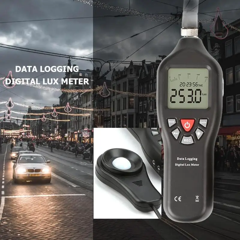 

High Precision Digital Illuminometer Light Meter Luminometer Photometer Doesn't Include Battery Photometer Light Meter