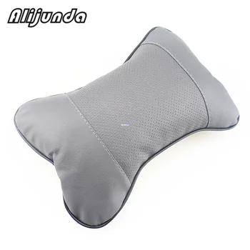 

2pcs artificial leather neck headrest breathable car pillow for Audi all series Q3 Q5 SQ5 Q7 A1 A3 S3 A4 A4L A6L A7 S6 S7 A8 S4