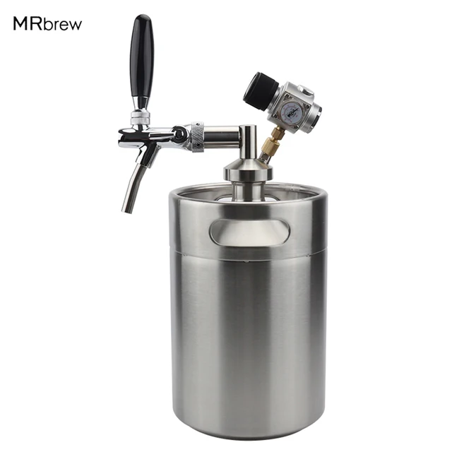 5L Homebrew Keg System Kit for Home Brew Beer with Beer Dispensor Mini