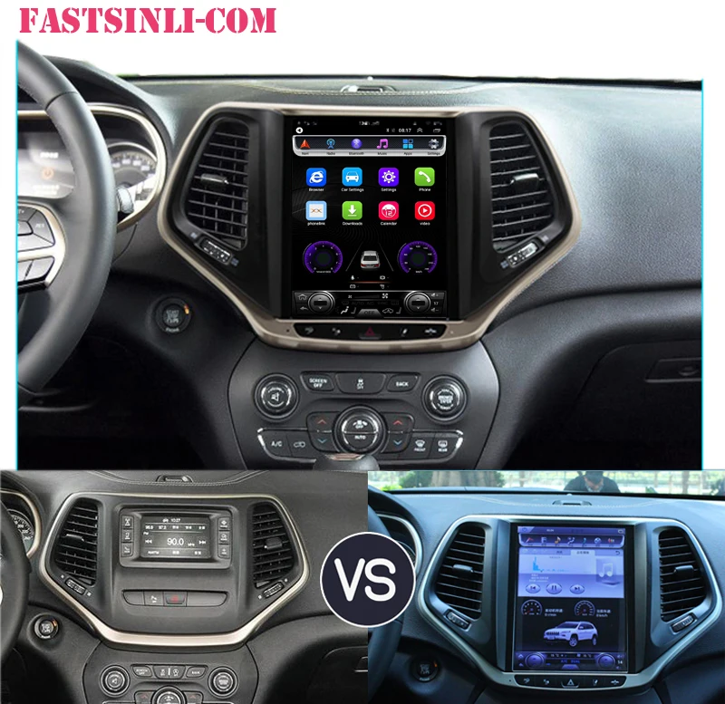 Excellent Vertical screen Android  Car DVD Multimedia Player GPS for Jeep Cherokee 2014 2015 2016 2017 audio car radio stereo navigation 3