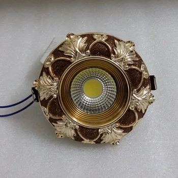 

[HQXING] 1pcs Modern ceiling light bedroom living room 3W COB European-style resin backdrop led ceiling aisle lighting