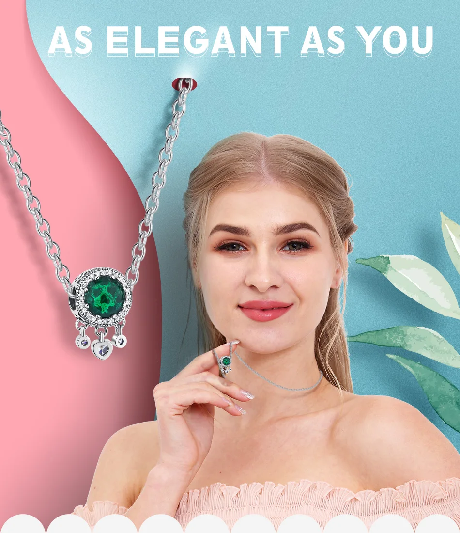 ELESHE, Европейский, 925 пробы, серебряный, синий, CZ Кристалл, граненое муранское стекло, бусины, подходят к оригиналу Pandora, браслеты с подвесками, сделай сам, ювелирное изделие