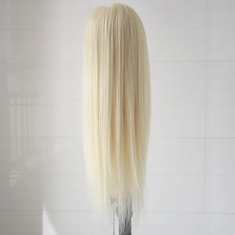 Hotsale 26&quot Hair Styling Training Head Female Mannequin Manikin Synthetic Fiber Cosmetology Doll With Desk Holder|head head|head traininghead for