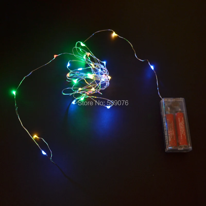 

2PCS/lot LED String light led strip for christmas wedding decoration home lighting DIY light LED sliver Wire String