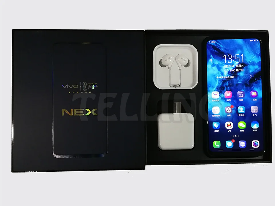 Vivo authorized Vivo Nex S мобильный телефон Snapdragon 710/845 Восьмиядерный 8+ 128G 6,5" OLED отпечаток пальца под экраном авто-повышенный