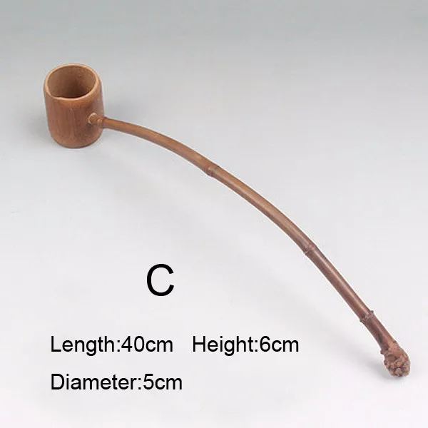 Ложка с длинной ручкой, Бамбуковая БАЙЛЕР для воды, газированный бамбуковый корень, аксессуары для чая, Бамбуковая тыква, половник для чая, чайные инструменты для кунг-фу