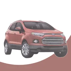 DIY 1:24 FORD Ecosport внедорожник автомобиля Бумага модель собрать ручной работы 3D игра-головоломка Audlt детские игрушки