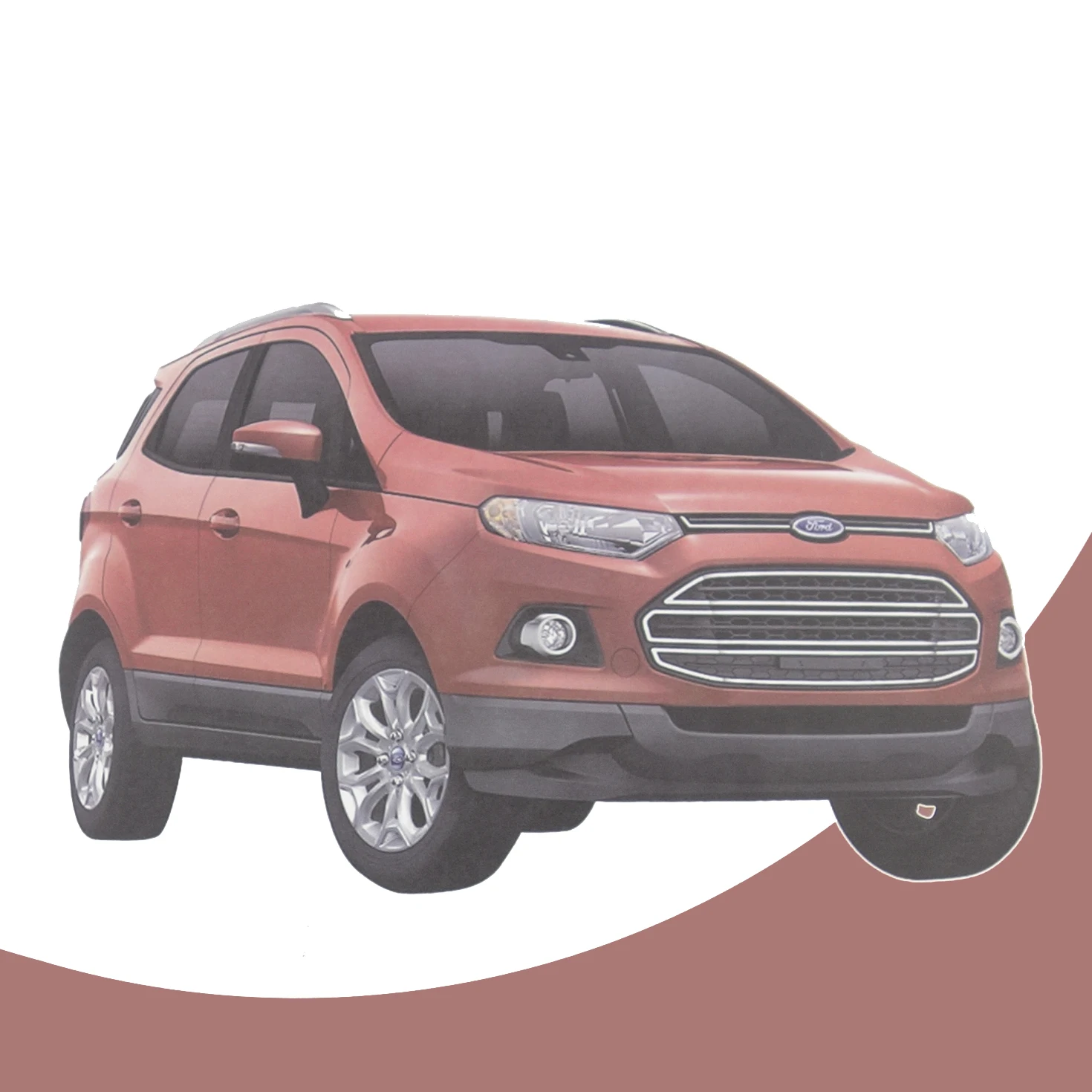 

DIY 1:24 FORD Ecosport SUV Car Paper Model Assemble Hand Work 3D Puzzle Game Audlt Kids Toy