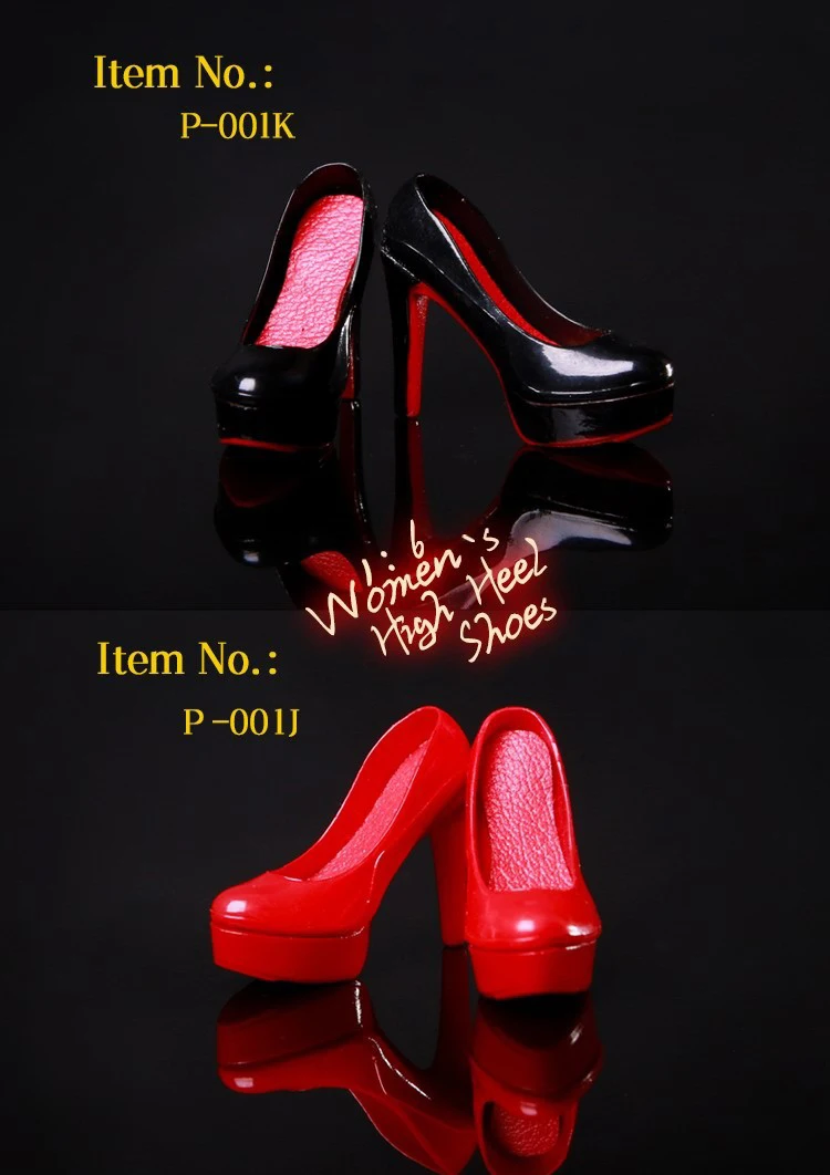 1/6 Scale Female High Heel Shoes Model 10 Colors P-001 F 12" Figure Body Toys 