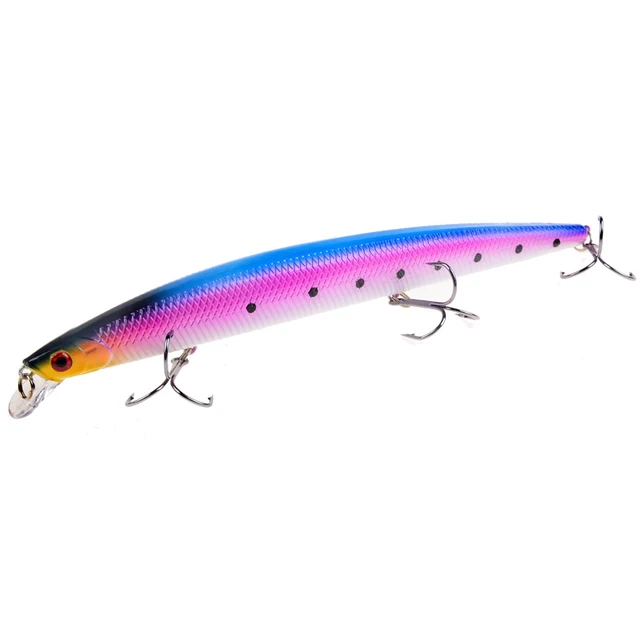 Best selling 1pcs 18cm 24g big long fish Minnow sea fishing lure bait