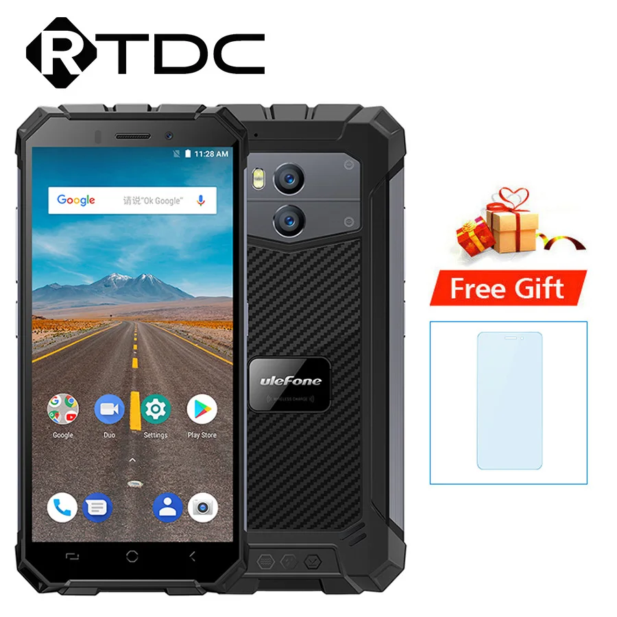 Ulefone Armor X Водонепроницаемый IP68 мобильный телефон 2 Гб ОЗУ 16 ПЗУ Android 8 1 MTK6739 18:9 5 &quotHD