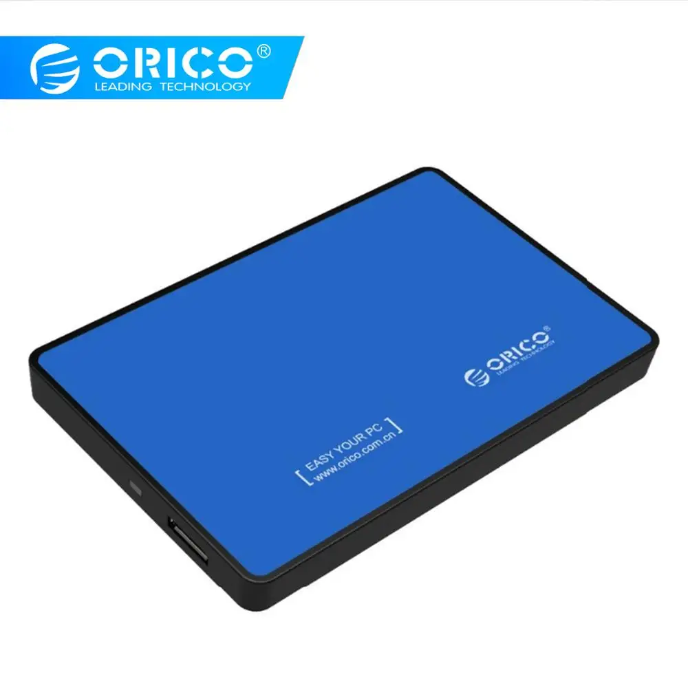 Чехол для жесткого диска ORICO 2588US3-BL 2,5 дюйма Sata для USB 3,0 HDD SSD чехол без инструментов 2,5 жесткий диск адаптер для ноутбука